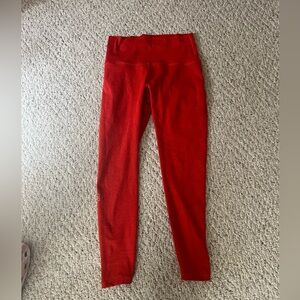 Red Fleo leggings